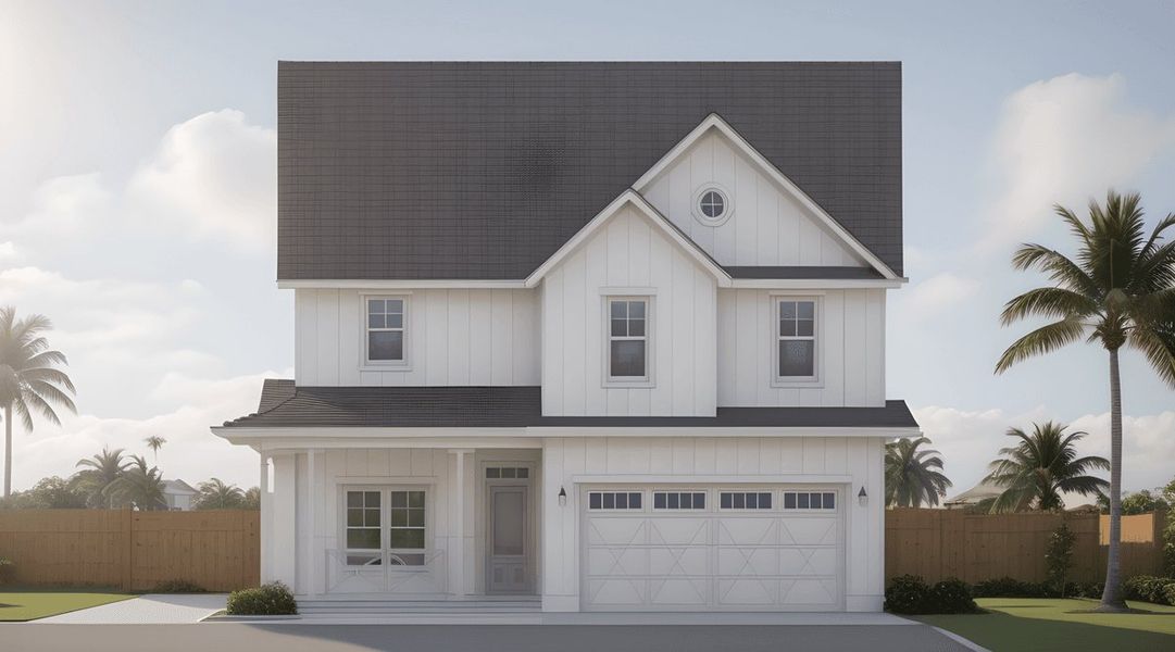 Farmhouse  |  The artist's conceptual renderings are shown solely for visual and illustrative purposes.