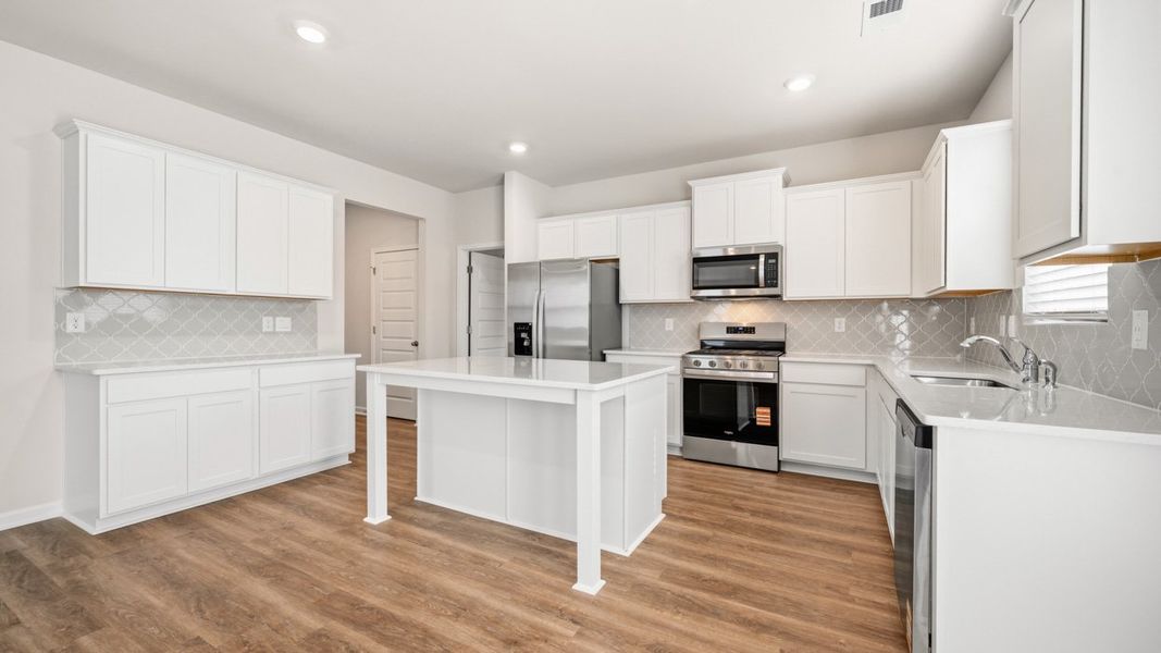 Furnished interior view inside a new home in Brooks Station, Dacula (Image 5).