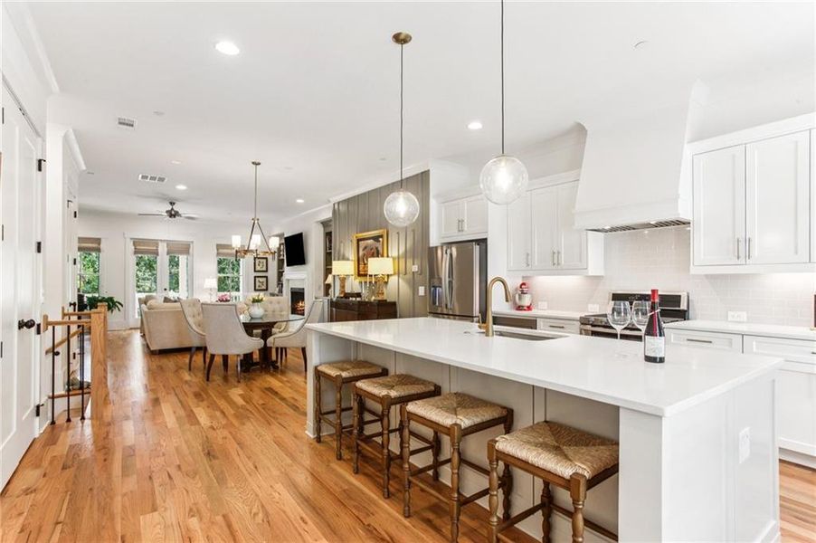 Furnished interior view inside a new home in , Marietta (Image 6).