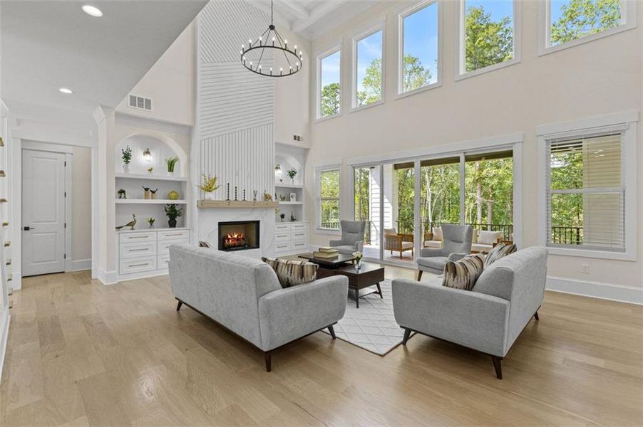 Furnished interior view inside a new home in , Winder (Image 15).