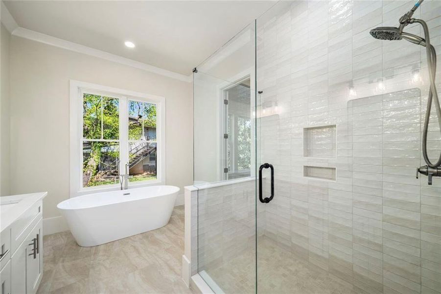 Furnished interior view inside a new home in , Decatur (Image 47).