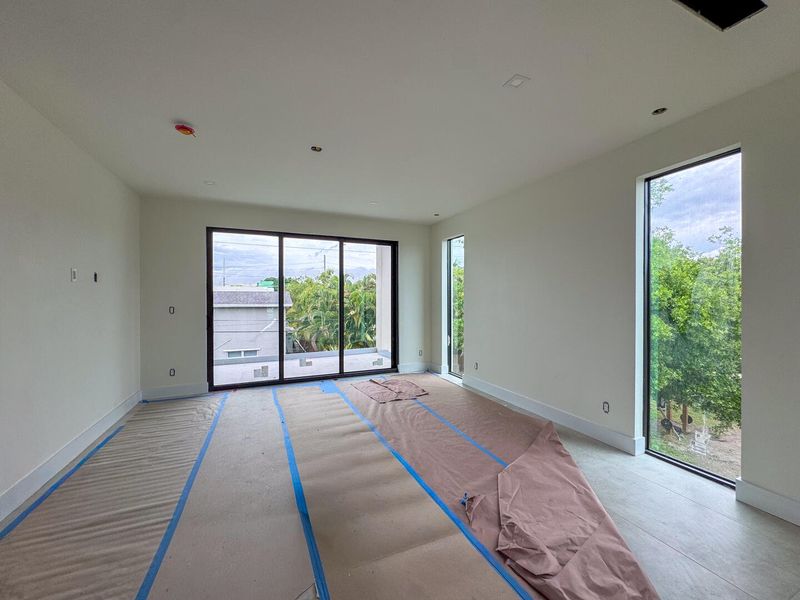 (as of April 8, 2026) the primary bedroom features large picture windows, and oversized terrace, and plenty of space to unwind