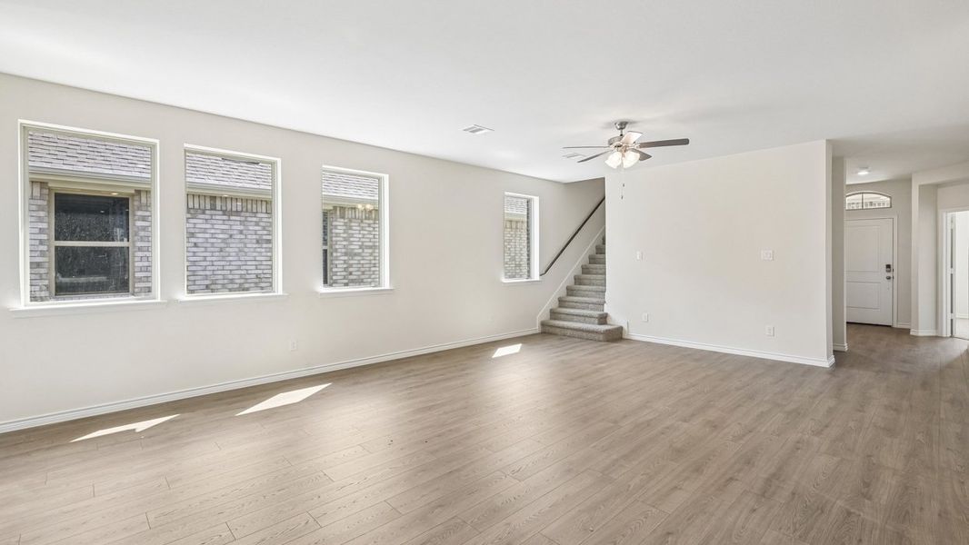 Spacious, unfurnished interior of a new home in Magnolia at Legacy Hills, Celina (Image 9). Spacious, unfurnished interior of a new home in Magnolia at Legacy Hills, Celina (Image 9).