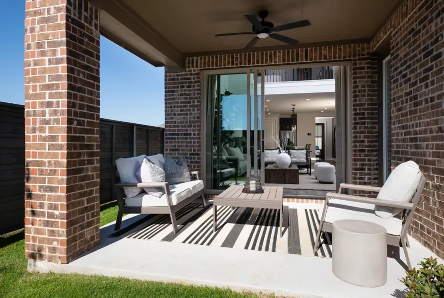 Representative exterior details of a home built from the Sage by Tri Pointe Homes in Union Park, Little Elm (Image 3).