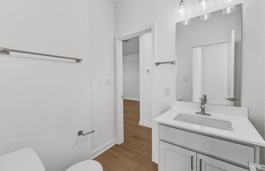 Furnished interior view inside a new home in Santa Rita Ranch, Liberty Hill (Image 11).