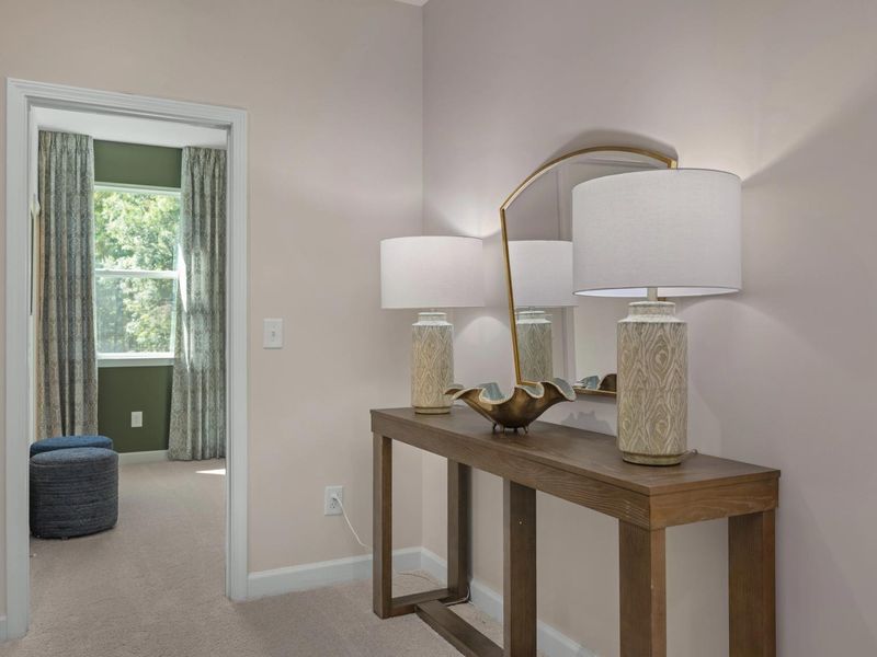 Representative furnished interior of a home built from the The Hickory B II by Davidson Homes LLC in Enclave at Belmont, Belmont (Image 20). Representative furnished interior of a home built from the The Hickory B II by Davidson Homes LLC in Enclave at Belmont, Belmont (Image 20).