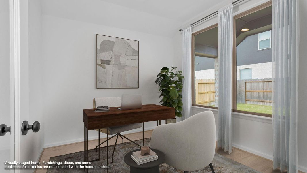 Furnished interior view inside a new home in Brookewater, Rosenberg (Image 8).