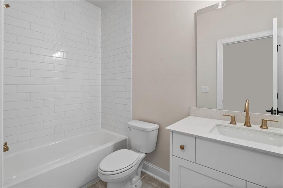 Furnished interior view inside a new home in Waterhaven, Cumming (Image 13).