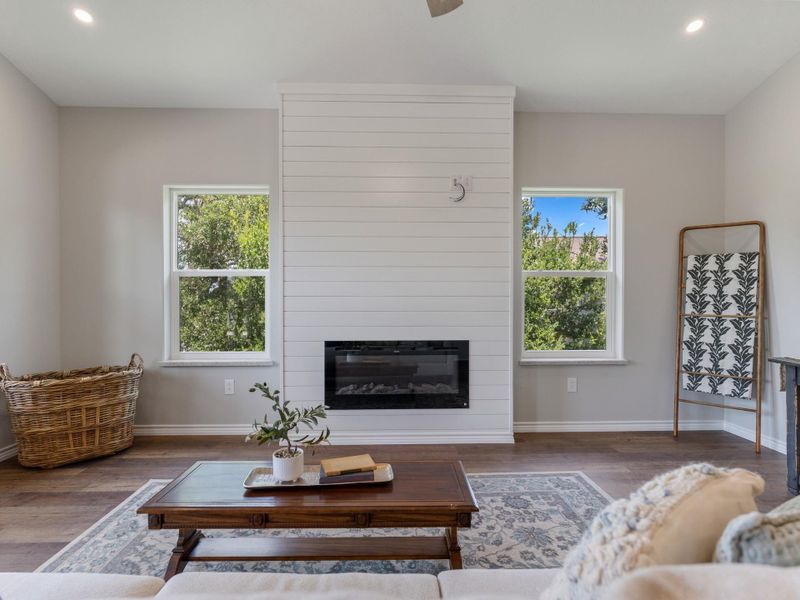 Furnished interior view inside a new home in , Sargent (Image 7). Furnished interior view inside a new home in , Sargent (Image 7).