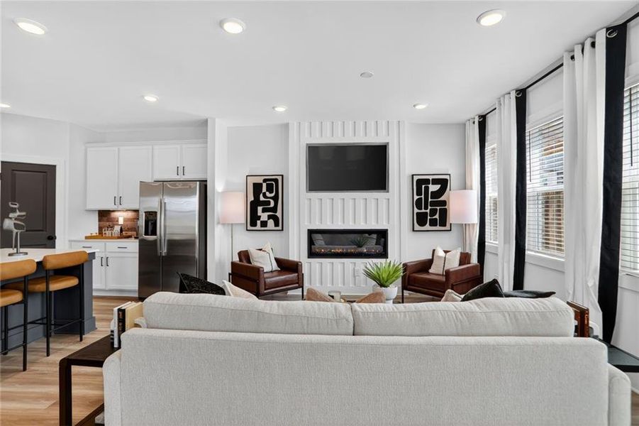 Furnished interior view inside a new home in Governors Parc, Kennesaw (Image 15).