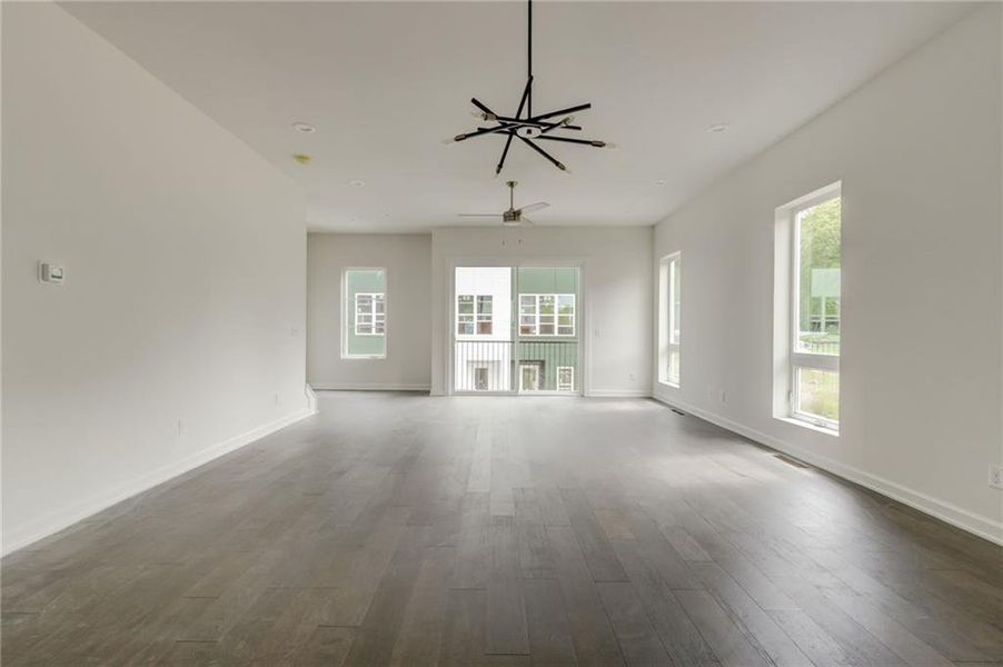 Spacious, unfurnished interior of a new home in The Moderns at Sugar Creek Phase III, Atlanta (Image 17).