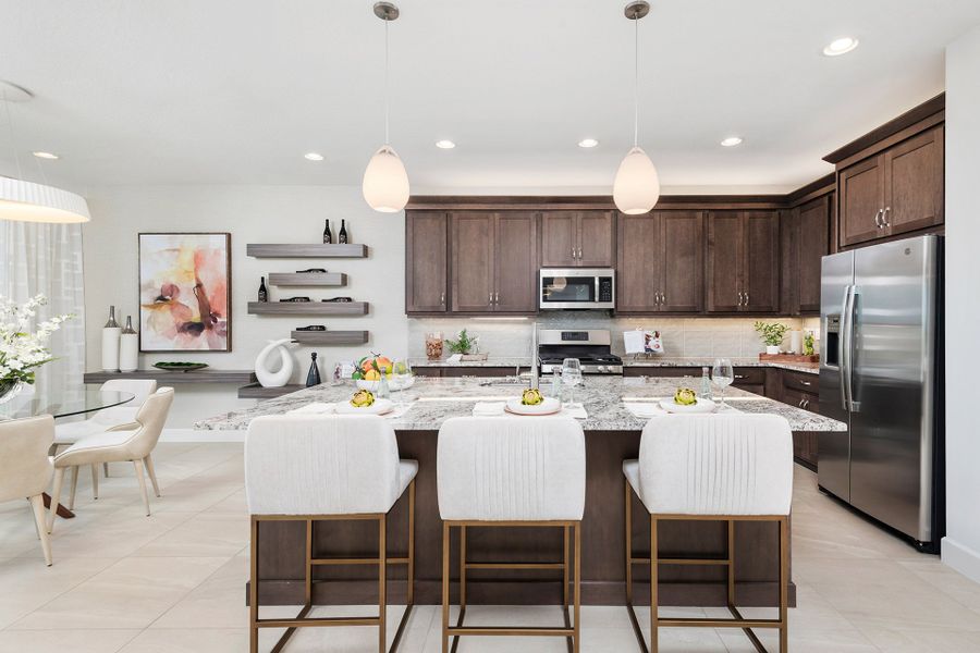 Representative furnished interior of a home built from the Sierra by GL Homes in Valencia Parc at Riverland, Port St. Lucie (Image 8).