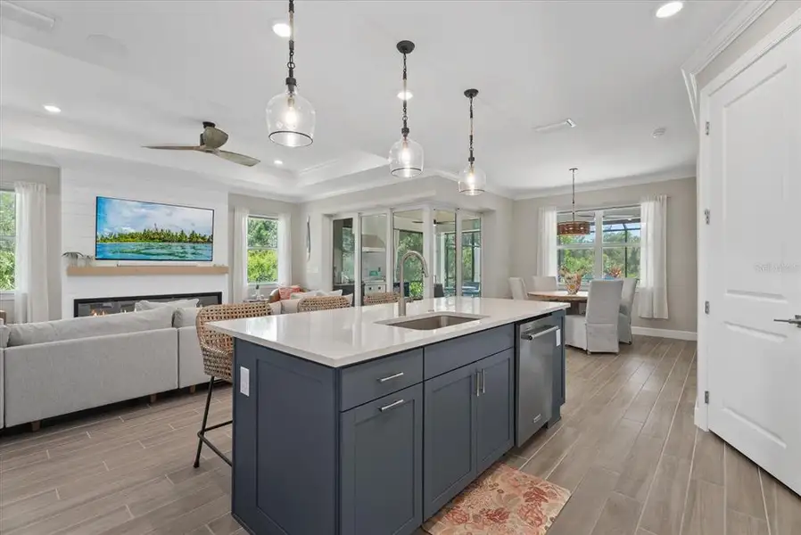 Furnished interior view inside a new home in , Englewood (Image 14).