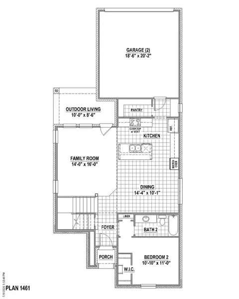 Plan 1461 1st Floor Plan 1461 1st Floor