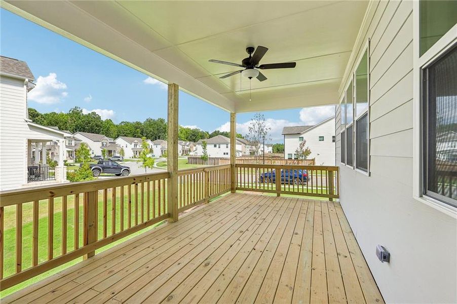 Exterior details and patio area of a home in Bennett Farm, Loganville (Image 28). Exterior details and patio area of a home in Bennett Farm, Loganville (Image 28).