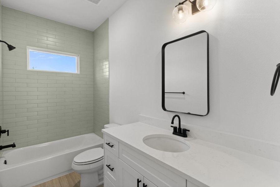 Furnished interior view inside a new home in , Houston (Image 11).