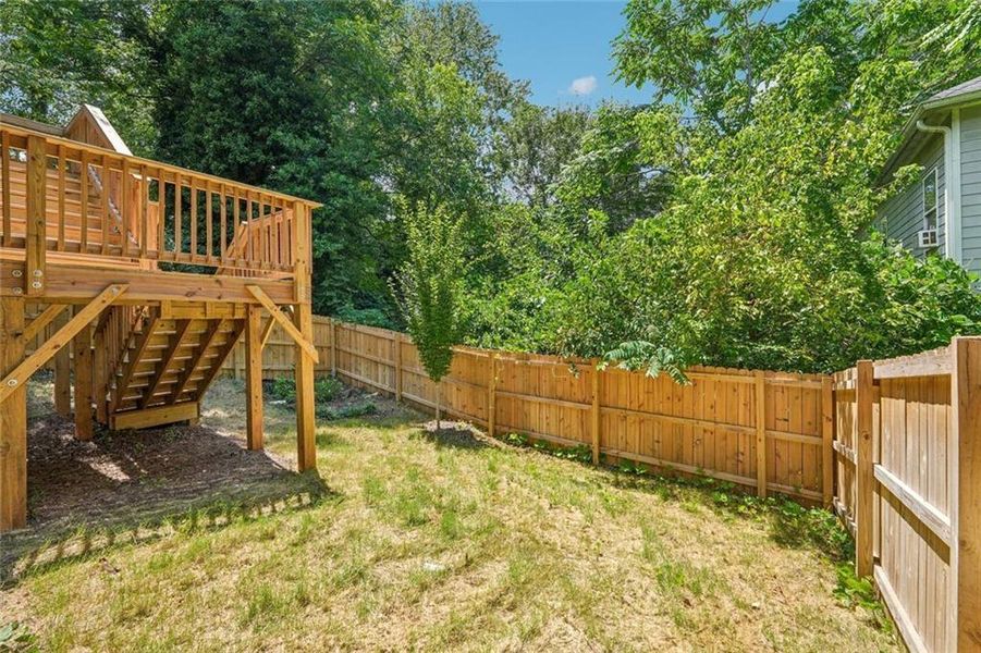 Exterior details and patio area of a home in , Atlanta (Image 24). Exterior details and patio area of a home in , Atlanta (Image 24).