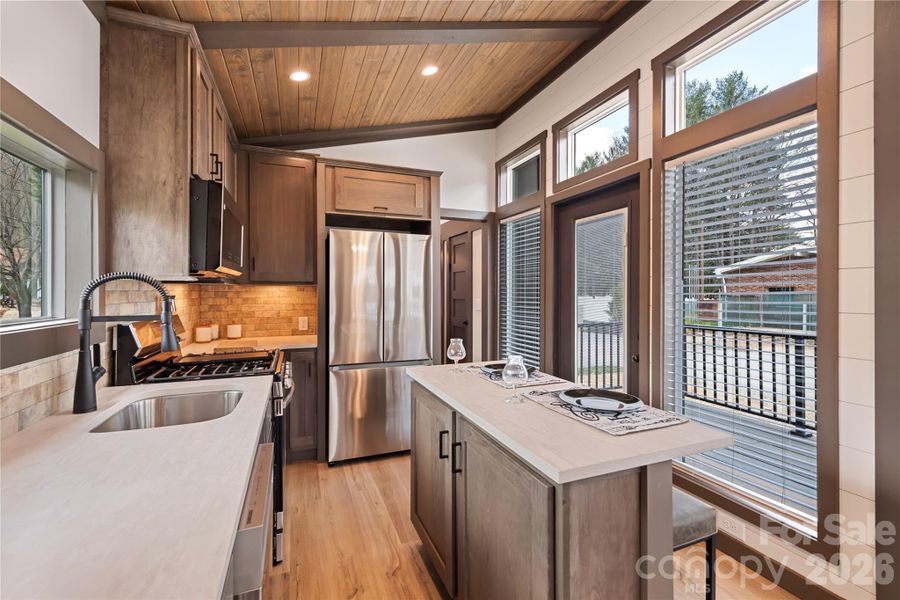 Furnished interior view inside a new home in , Maggie Valley (Image 5).