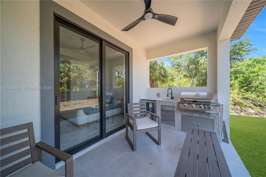 Exterior details and patio area of a home in , Labelle (Image 25). Exterior details and patio area of a home in , Labelle (Image 25).