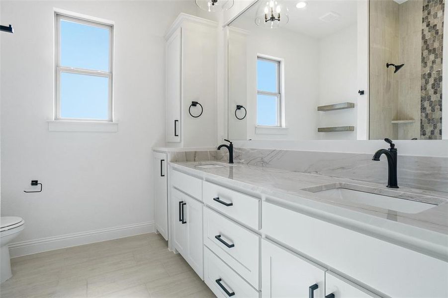 Furnished interior view inside a new home in , Godley (Image 12).