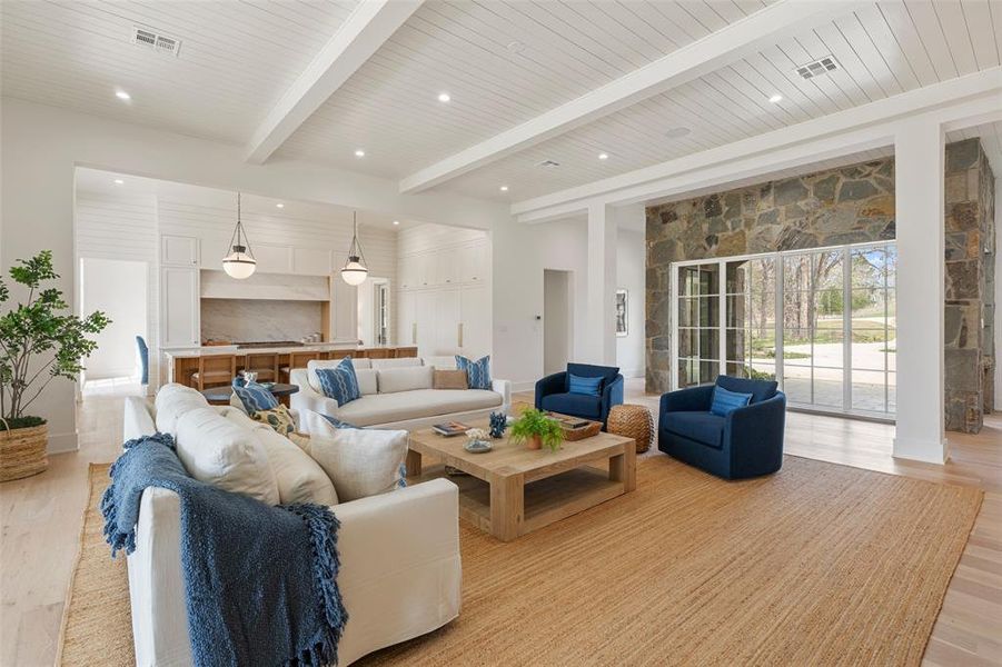 Furnished interior view inside a new home in , Malakoff (Image 11).