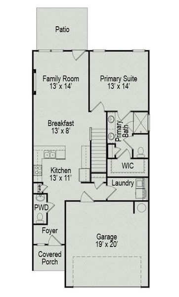 First floor layout First floor layout