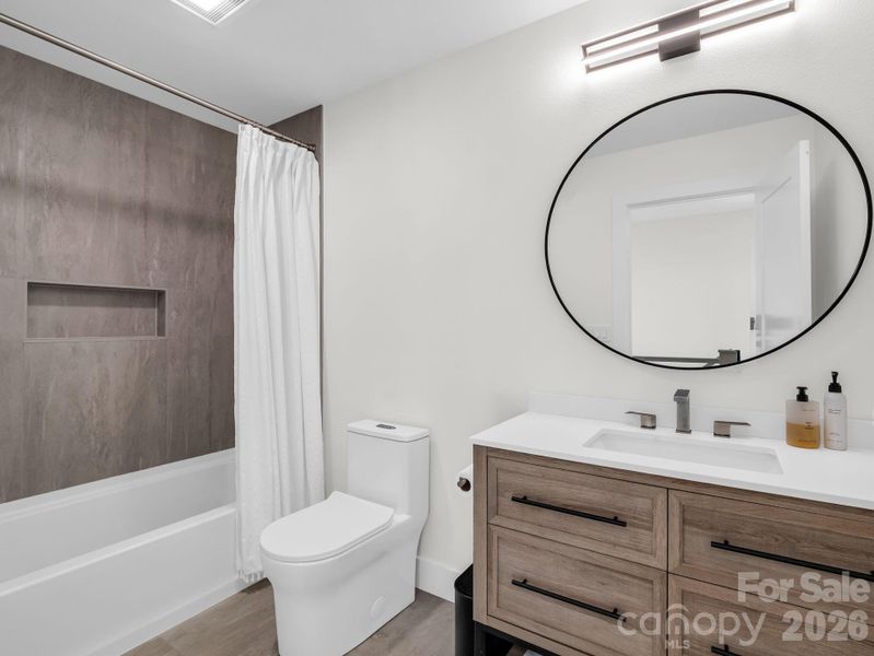Furnished interior view inside a new home in , Hendersonville (Image 31).