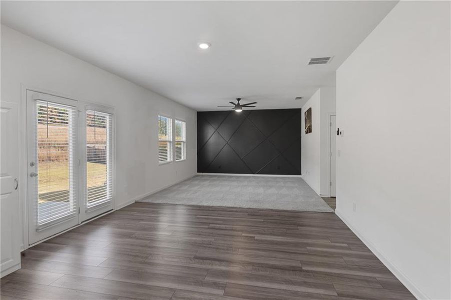 Spacious, unfurnished interior of a new home in , Winder (Image 24).