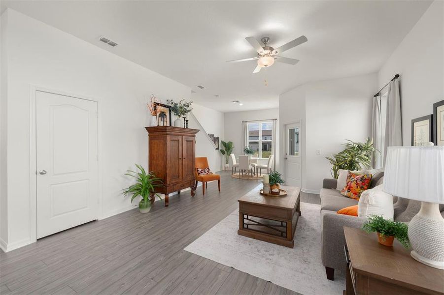 Furnished interior view inside a new home in Sol Vista, Dundee (Image 11). Furnished interior view inside a new home in Sol Vista, Dundee (Image 11).