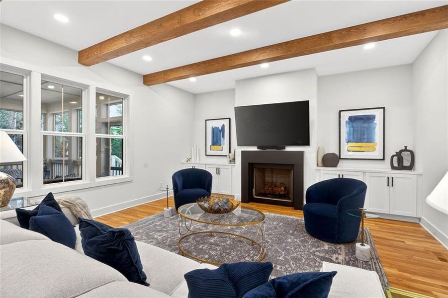 Furnished interior view inside a new home in , Decatur (Image 12).