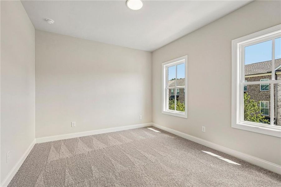 Spacious, unfurnished interior of a new home in Waterside Townhomes, Peachtree Corners (Image 17). Spacious, unfurnished interior of a new home in Waterside Townhomes, Peachtree Corners (Image 17).
