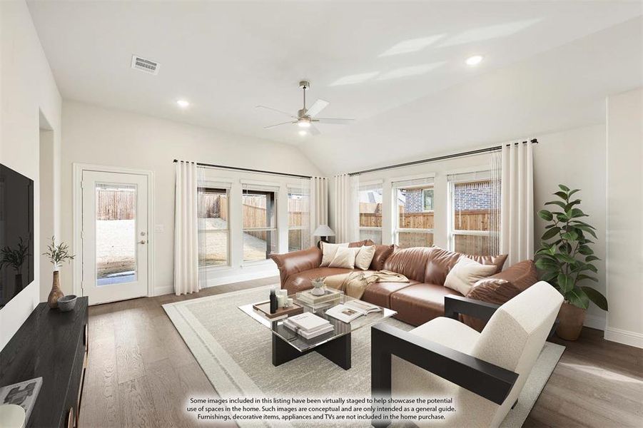 Furnished interior view inside a new home in Liberty, Melissa (Image 16).