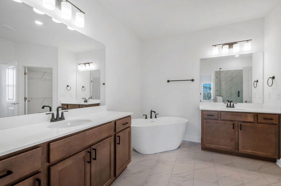Rutledge III Farmhouse - Primary Bath Rutledge III Farmhouse - Primary Bath