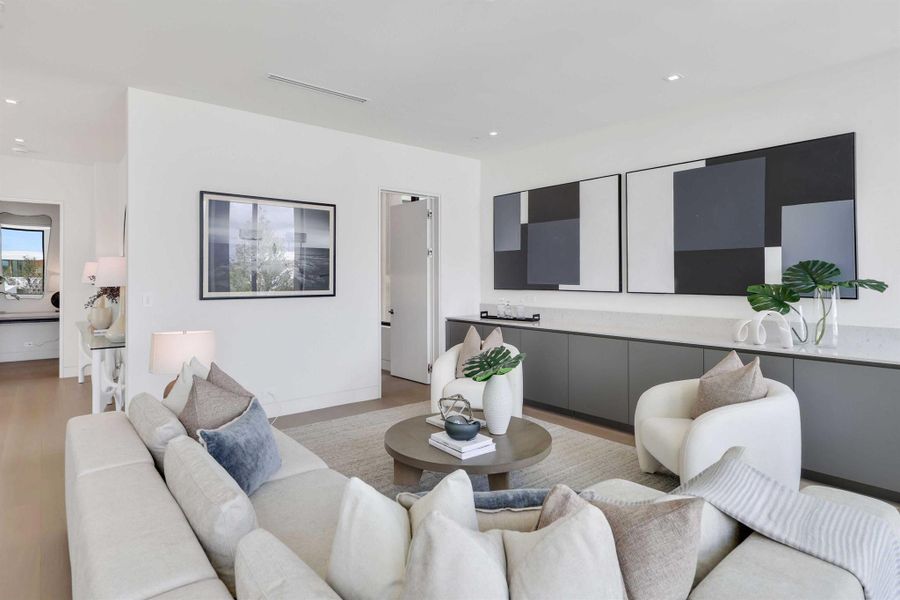 Furnished interior view inside a new home in , Palm Beach Gardens (Image 12).