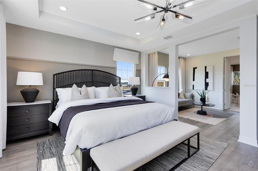 Furnished interior view inside a new home in Winter Grove, Winter Garden (Image 32).