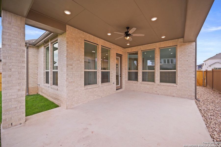 Exterior details and patio area of a home in , New Braunfels (Image 2). Exterior details and patio area of a home in , New Braunfels (Image 2).