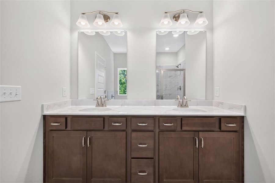 Furnished interior view inside a new home in Jones Ridge, Dallas (Image 15).