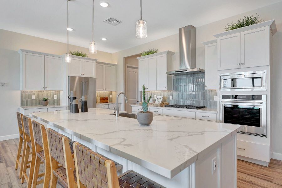 Representative furnished interior of a home built from the Crimson by Mattamy Homes in Miravida, Surprise (Image 18).