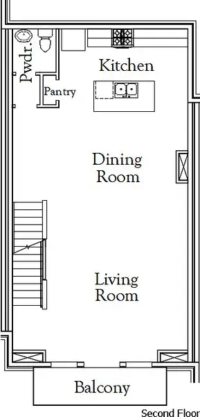 2D floor plan layout for the The Mound by Coventry Homes in Townhomes at Ballpark, Arlington, TX (Image 3). 2D floor plan layout for the The Mound by Coventry Homes in Townhomes at Ballpark, Arlington, TX (Image 3).