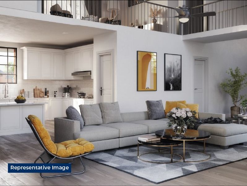 Representative furnished interior of a home built from the Georgetown R by First Texas Homes in Trails at Cottonwood Creek, Rowlett (Image 6).