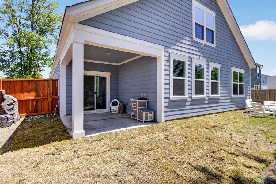 Exterior details and patio area of a home in , Moncks Corner (Image 4). Exterior details and patio area of a home in , Moncks Corner (Image 4).