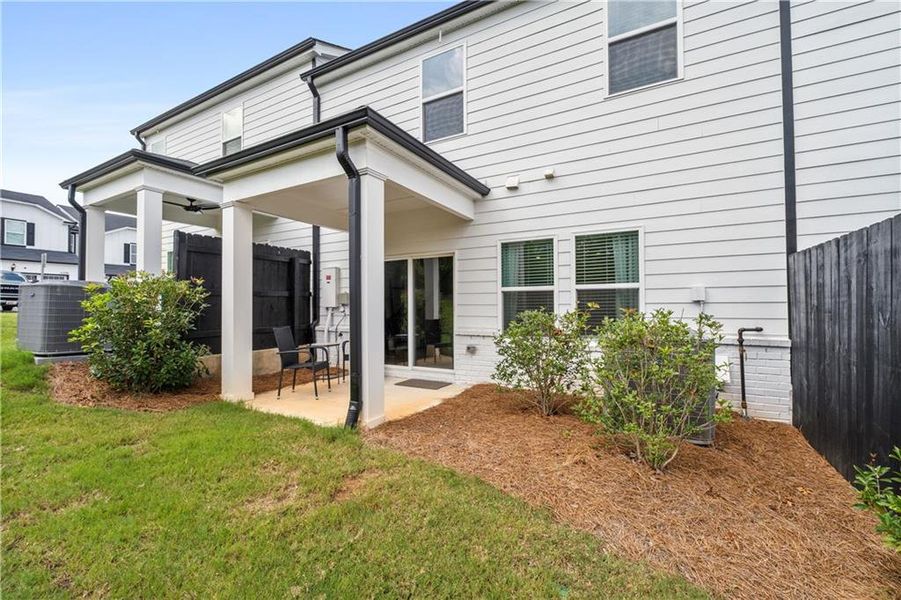 Front exterior of a new home in , Mableton, GA, highlighting curb appeal (Image 1).
