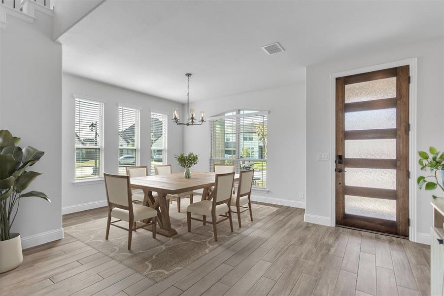 Furnished interior view inside a new home in , Forney (Image 5).