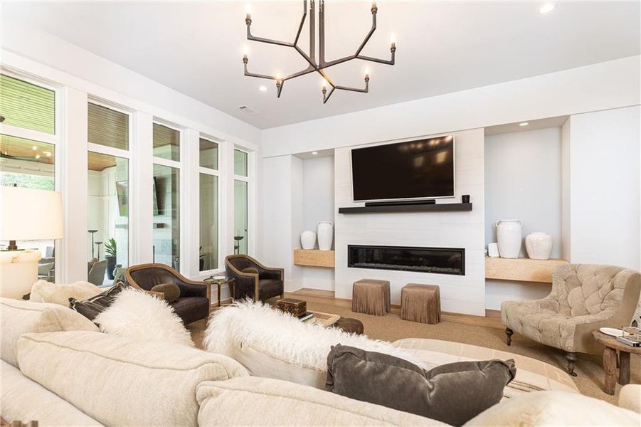Furnished interior view inside a new home in , Marietta (Image 78).