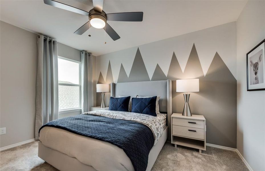 *Model Representation - Spacious secondary bedroom