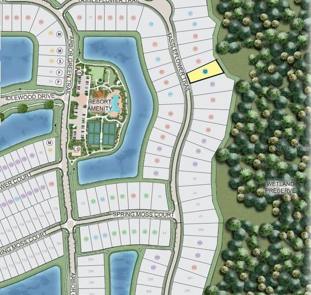 Esplanade at Center Lake Ranch ~ Site Map