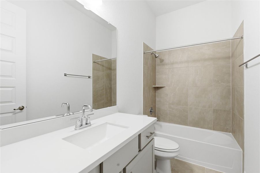 Furnished interior view inside a new home in Retreat at San Gabriel, Georgetown (Image 12).