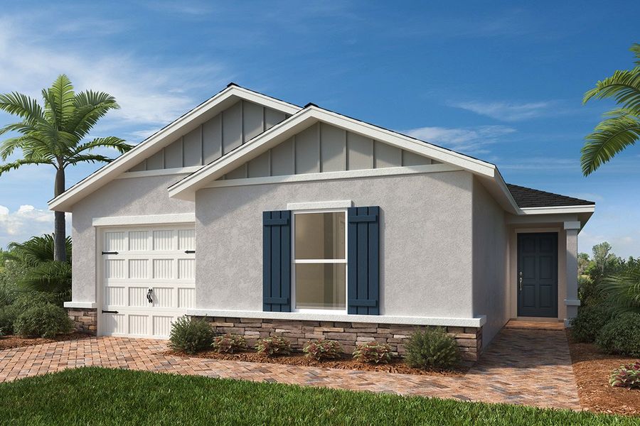 Exterior G with optional stone Exterior G with optional stone