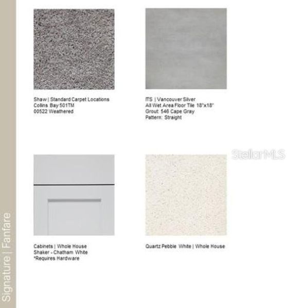 Sample of building materials used in homes in The Townhomes at Westview, Kissimmee (Image 21).