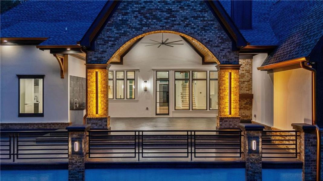 Exterior details and patio area of a home in , Loganville (Image 4). Exterior details and patio area of a home in , Loganville (Image 4).